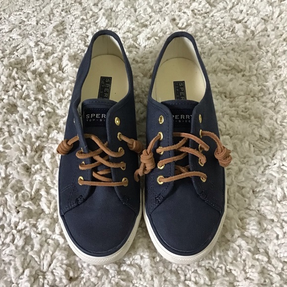 Sperry Shoes - Sperry Top Sider Crest Vibe Navy Blue Sneaker 5.5